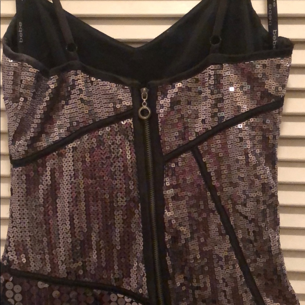 Bebe Sequin Dress - SMALL - Picture 3 of 8